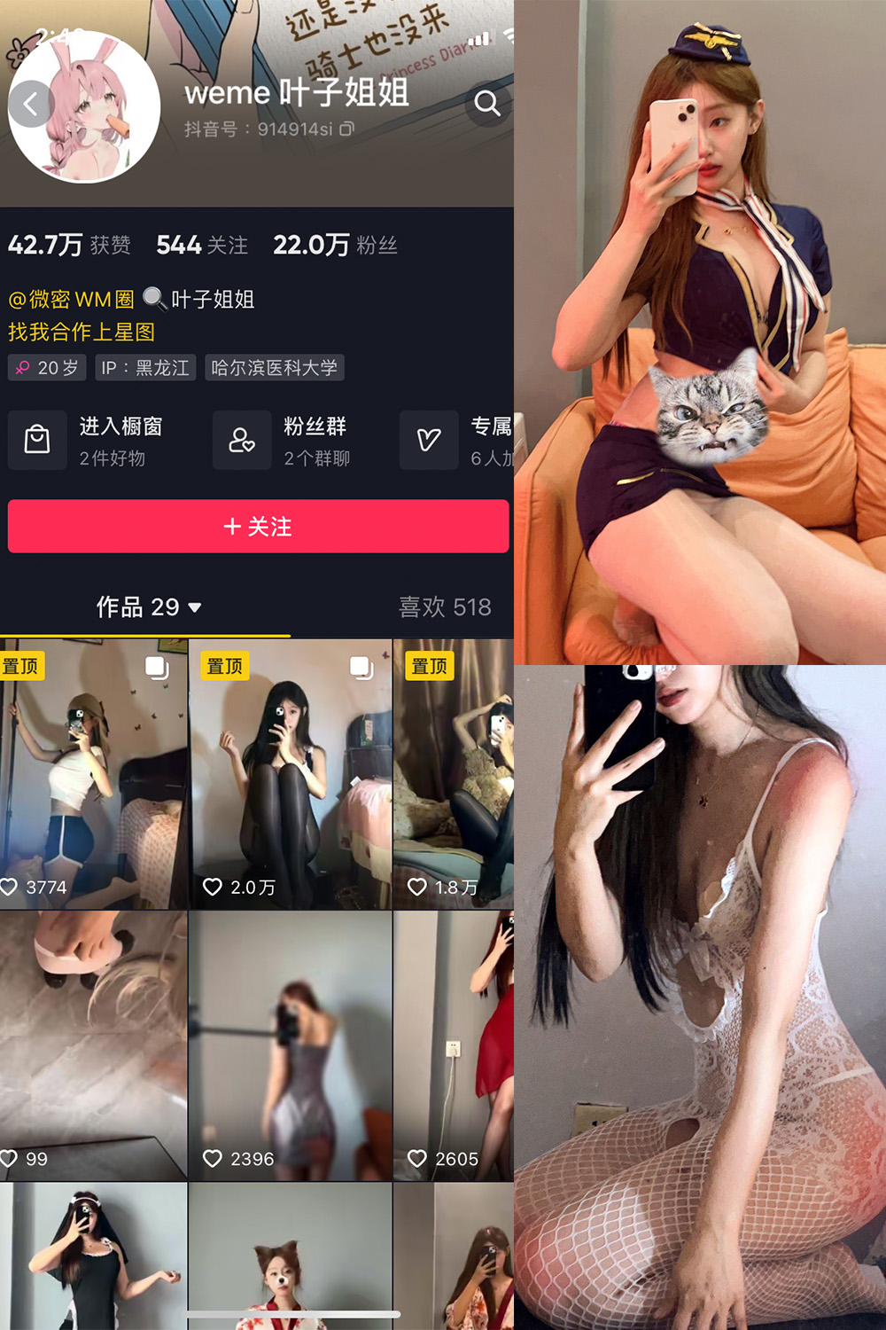 抖音 叶子姐姐 微密圈 NO.005期 【19P9V】-萤火集