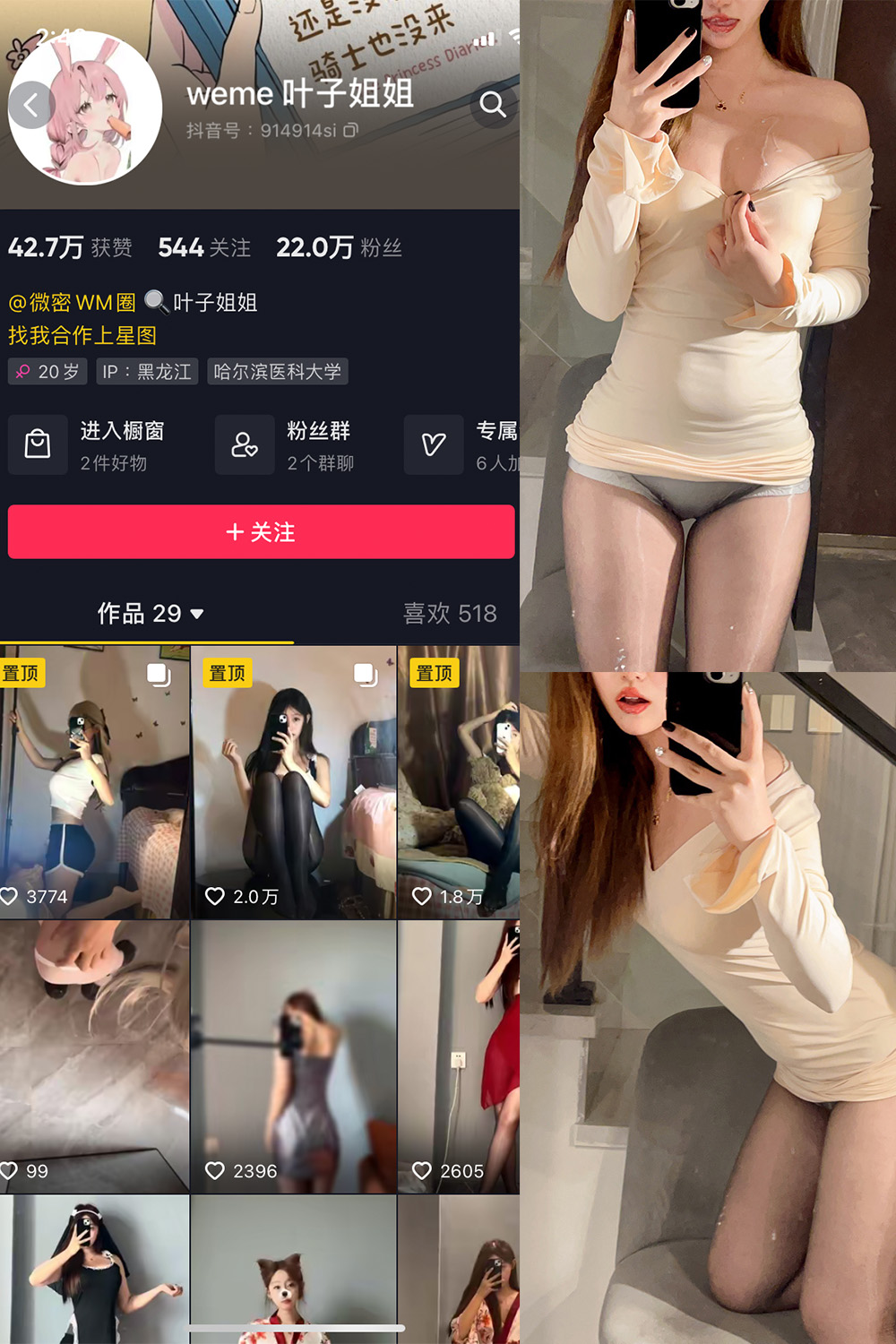 抖音 叶子姐姐 微密圈  NO.007期 【31P8V】-萤火集