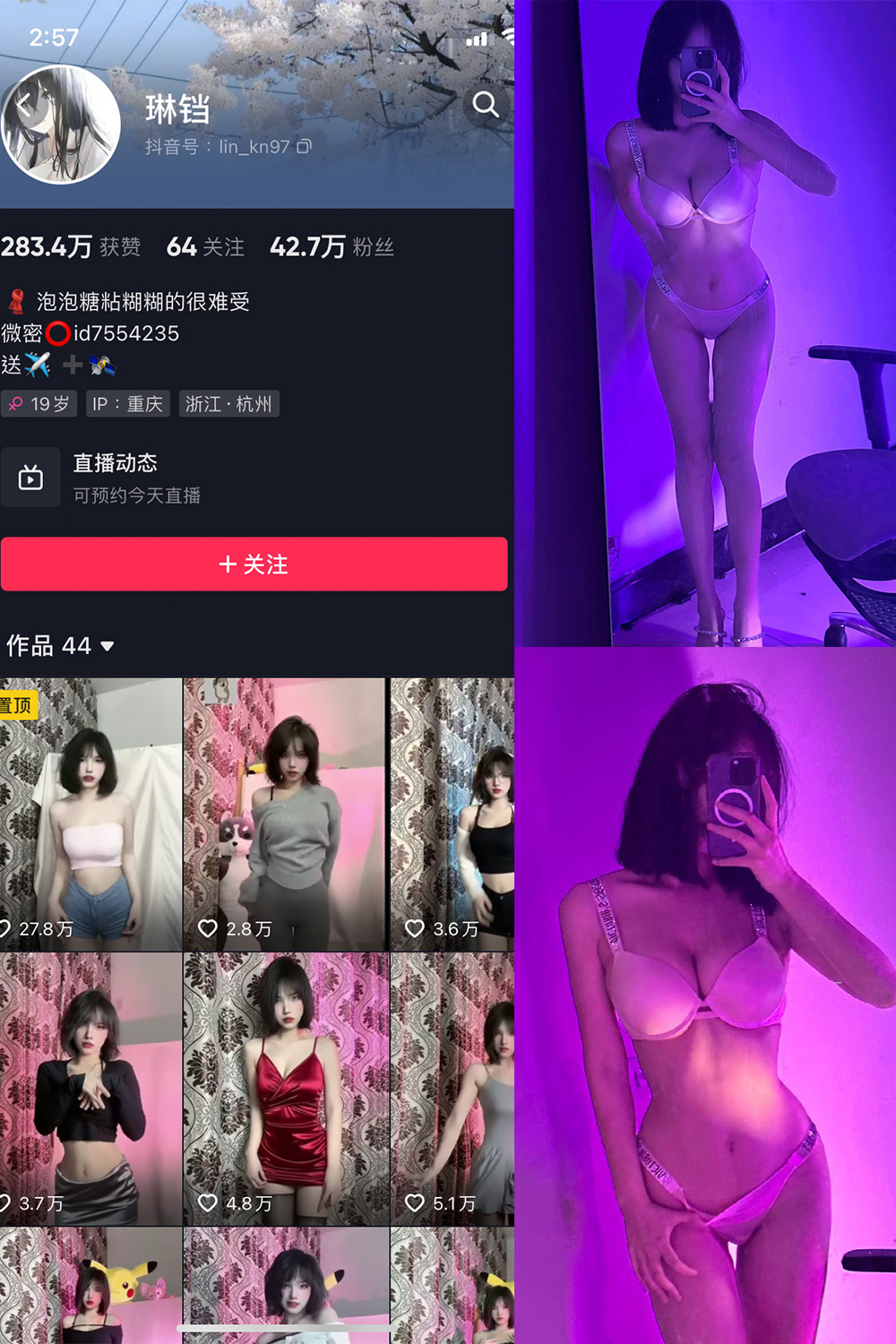 抖音 琳铛 微密圈  NO.012期 【18P1V】最新至：2023.5.23-萤火集