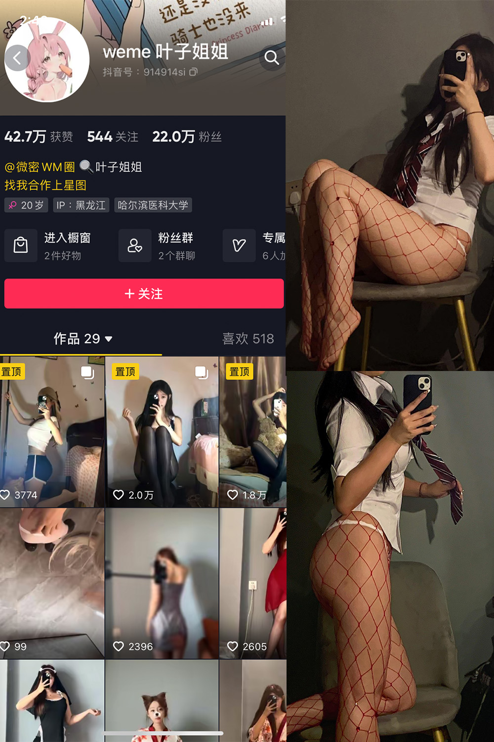 抖音 叶子姐姐 微密圈 NO.013期 【9P2V】最新至:2023.5.28-萤火集