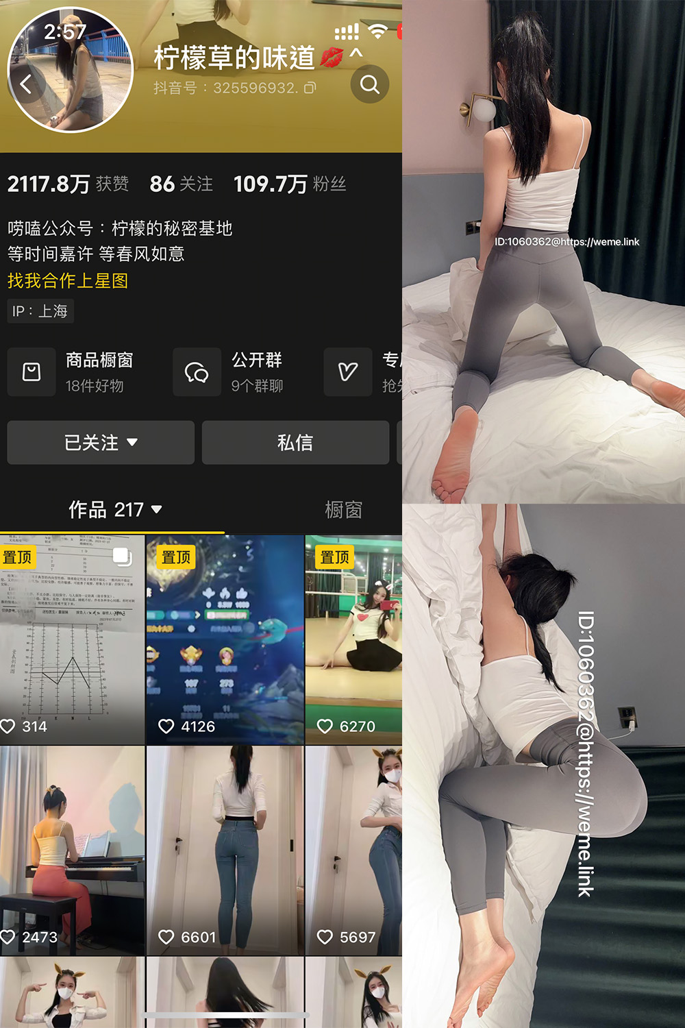 抖音 柠檬草的味道 微密圈 NO.002 【85P2V】-萤火集