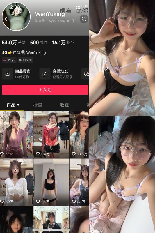抖音 WenYuking 微密圈 003期 【18P4V】最新至：2025.5.16-萤火集