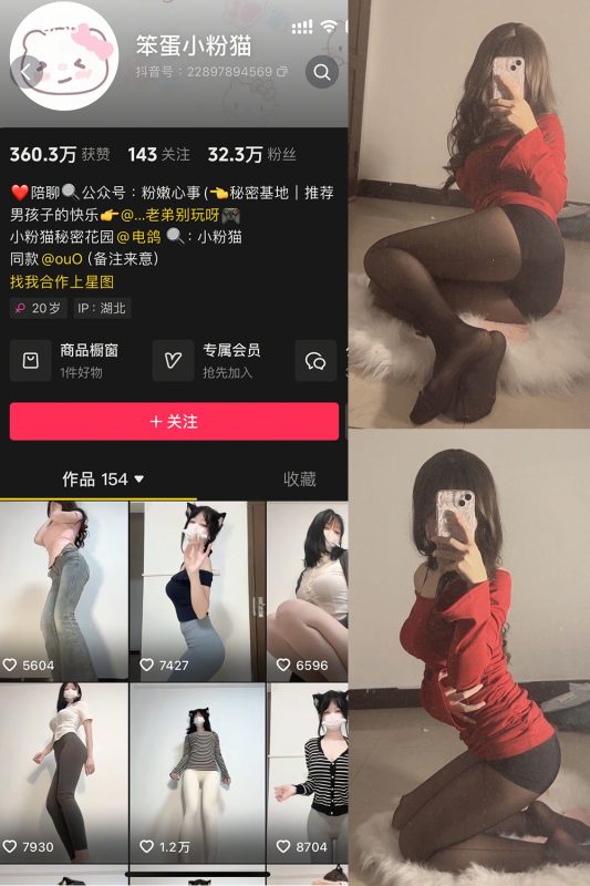 抖音 笨蛋小粉猫 微密圈 NO.002期 【14P7V】最新至:2025.3.12-萤火集